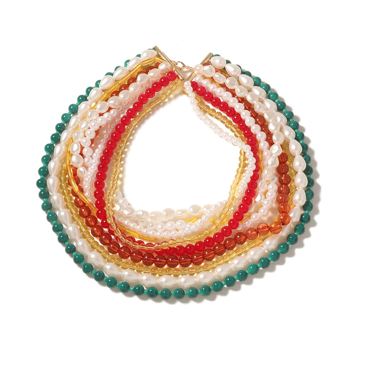 Delikatny rzemieślniczy Perłowy Naszyjnik