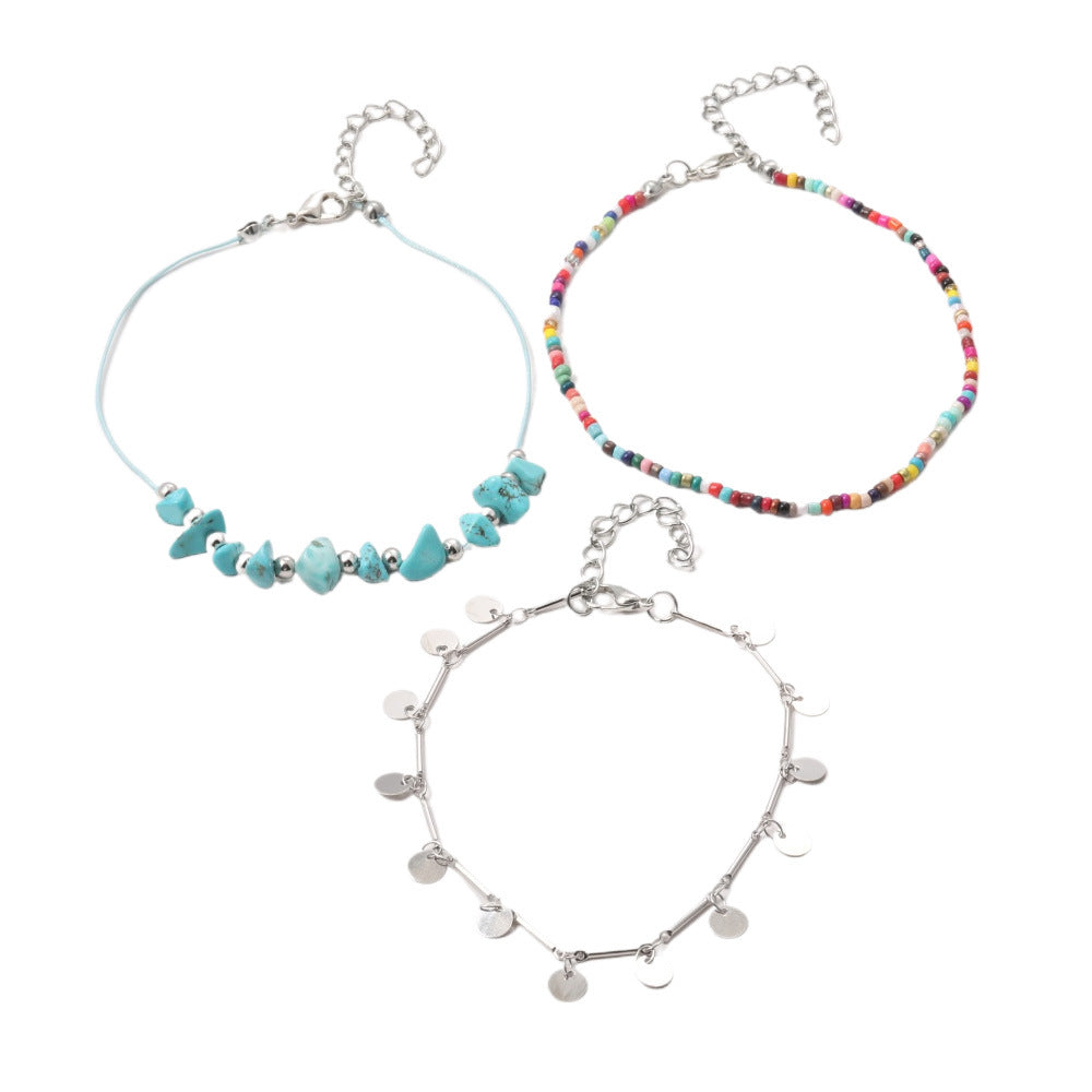 Klasyczny Bransoletka na kostkę z ponadczasowym urokiem