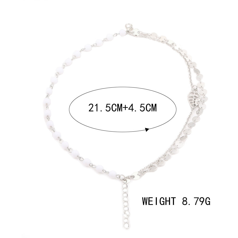 Romantyczny Bransoletka na kostkę na wyjątkowe chwile