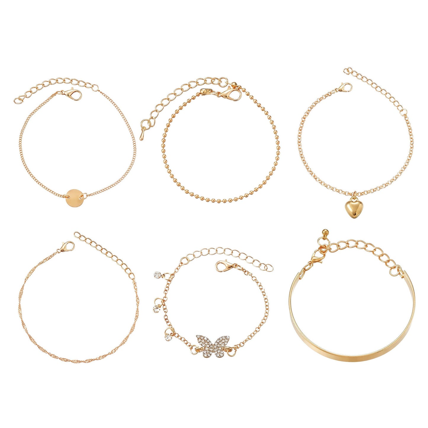 Delikatny rzemieślniczy Złoty Bransoletka