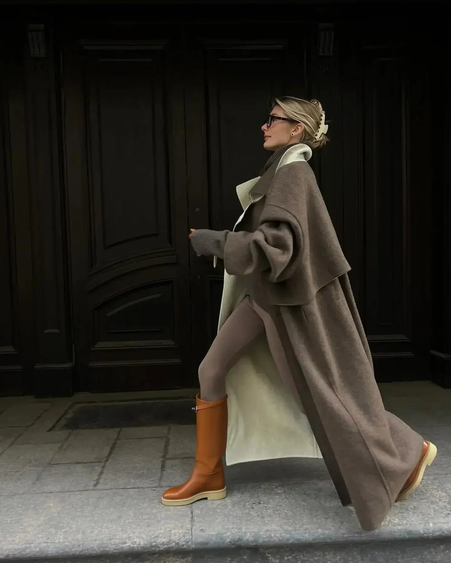 Kurtka w ponadczasowym stylu vintage