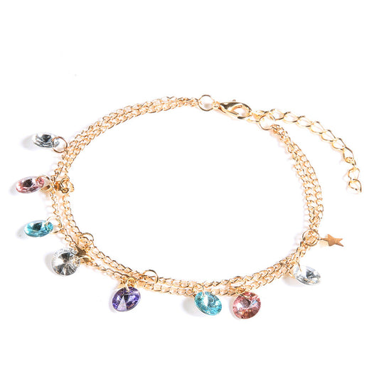 Elegancki Bransoletka na kostkę na każdą okazję