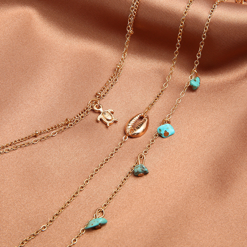 Delikatny rzemieślniczy Bransoletka na kostkę