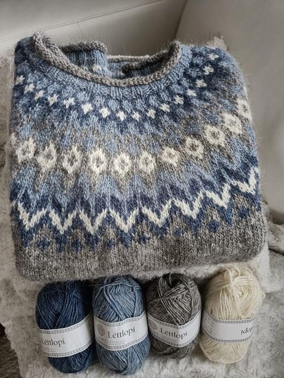 Klasyczny vintage Sweter