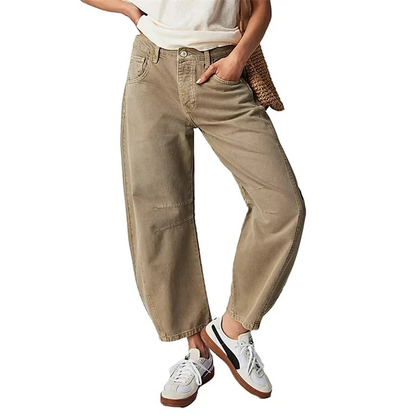 LB | Zwężane jeansy cargo o luźnym kroju