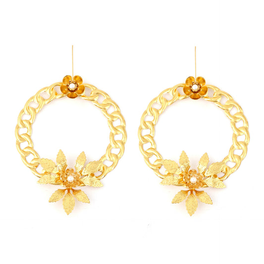 Delikatny rzemieślniczy Kolczyk