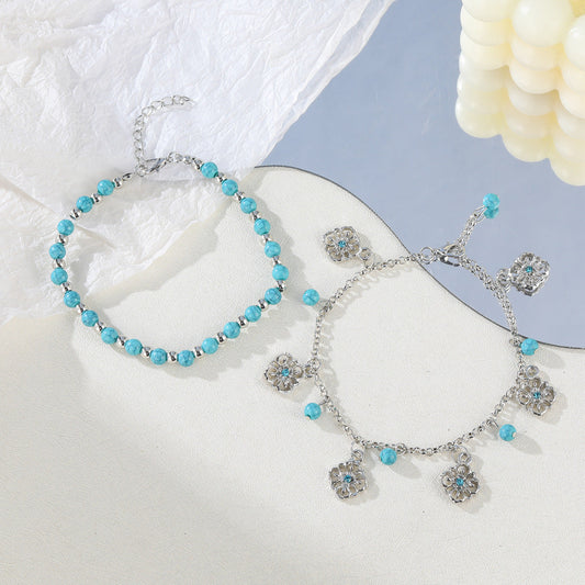 Klasyczny Bransoletka na kostkę z ponadczasowym urokiem