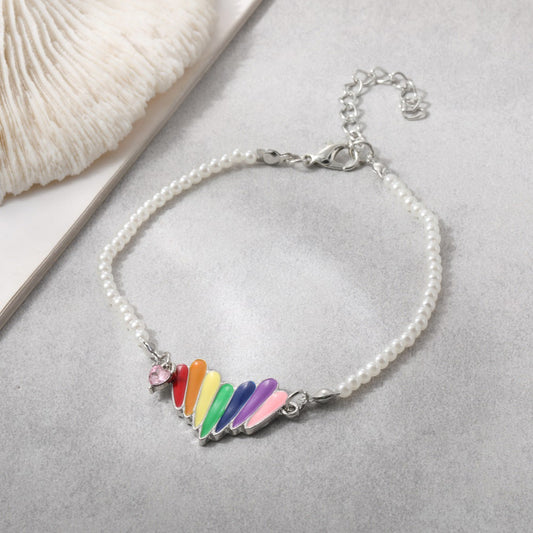 Piękny Perłowy Bransoletka w unikalnym stylu