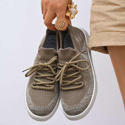 Eleganckie Ortopedyczne Sneakersy z Unikalnym Wzorem