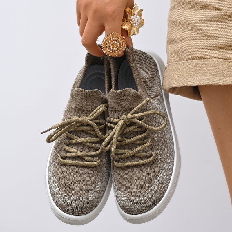 Eleganckie Ortopedyczne Sneakersy z Unikalnym Wzorem