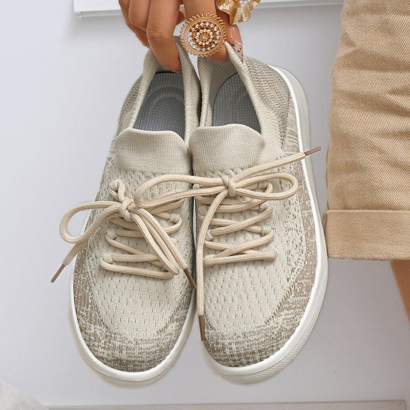 Eleganckie Ortopedyczne Sneakersy z Unikalnym Wzorem