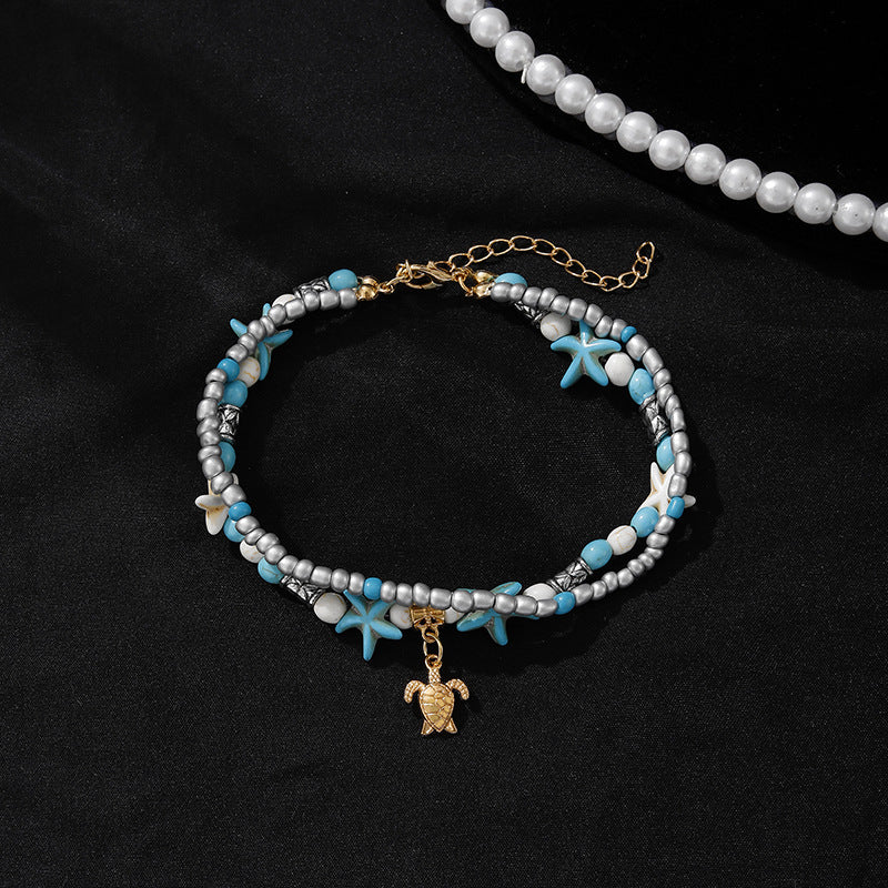 Oszałamiający Bransoletka na kostkę na co dzień