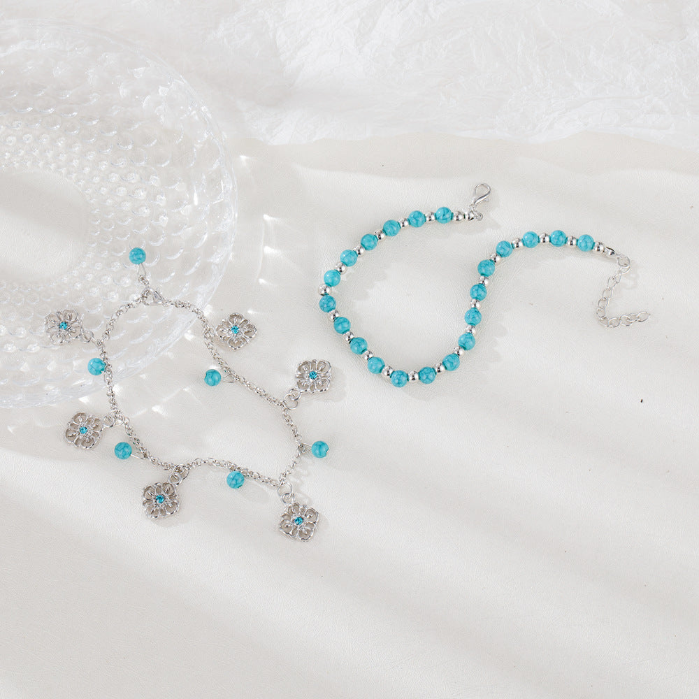 Klasyczny Bransoletka na kostkę z ponadczasowym urokiem