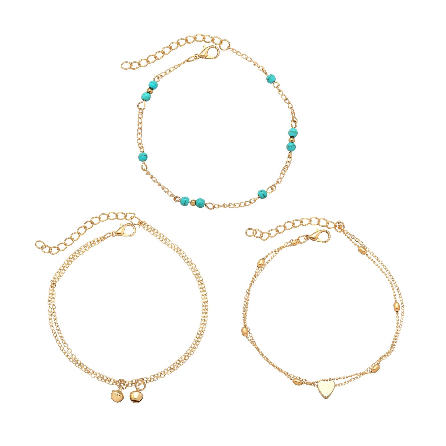 Ręcznie robiony vintage Bransoletka na kostkę