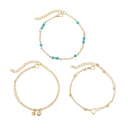 Ręcznie robiony vintage Bransoletka na kostkę