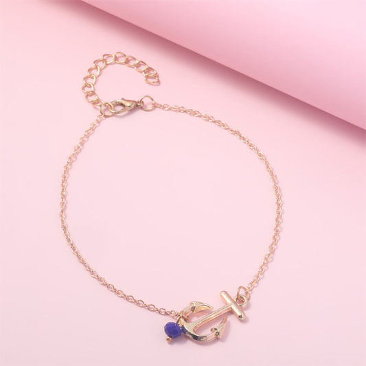 Delikatny rzemieślniczy Bransoletka na kostkę