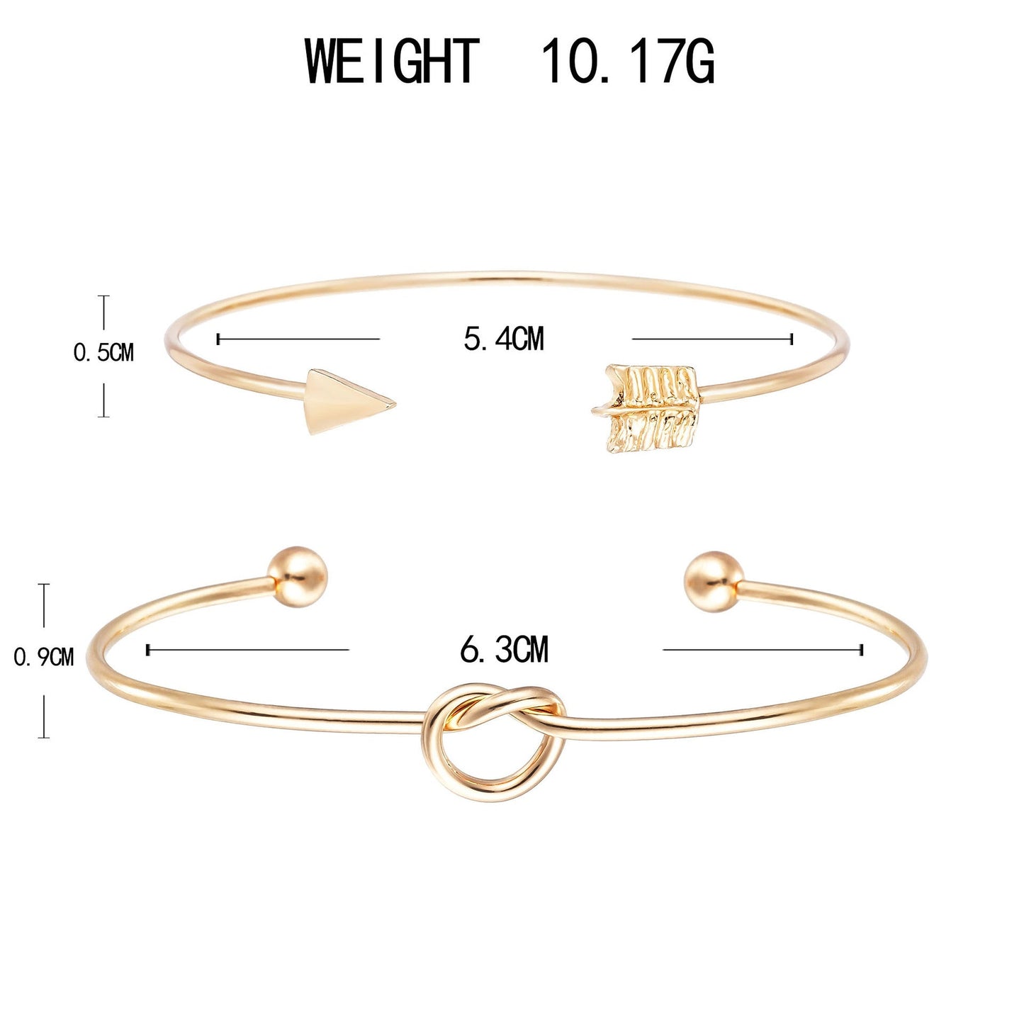 Oszałamiający Złoty Bransoletka na co dzień