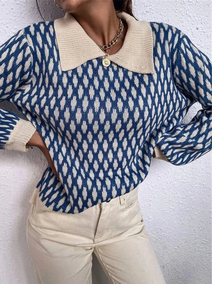 Klasyczny vintage Sweter