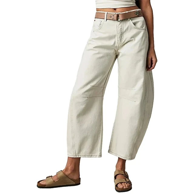 LB | Zwężane jeansy cargo o luźnym kroju