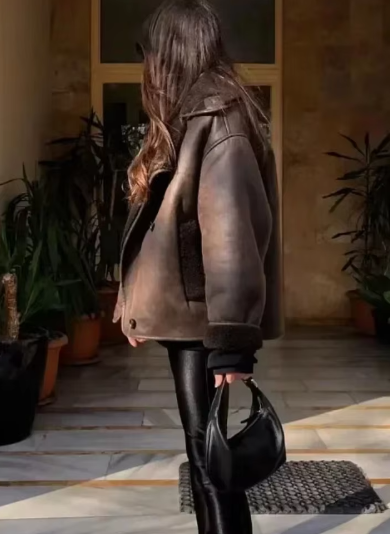 Klasyczny vintage Kurtka