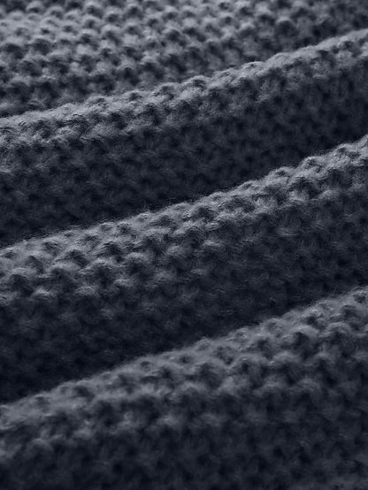 LB | Kardigan z kapturem z grubej dzianiny