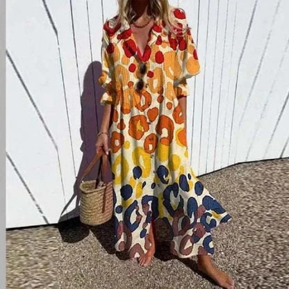 LB | Klasyczna sukienka boho maxi
