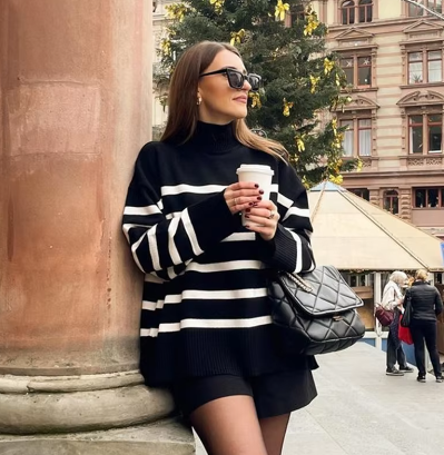 Sweter inspirowany stylem vintage